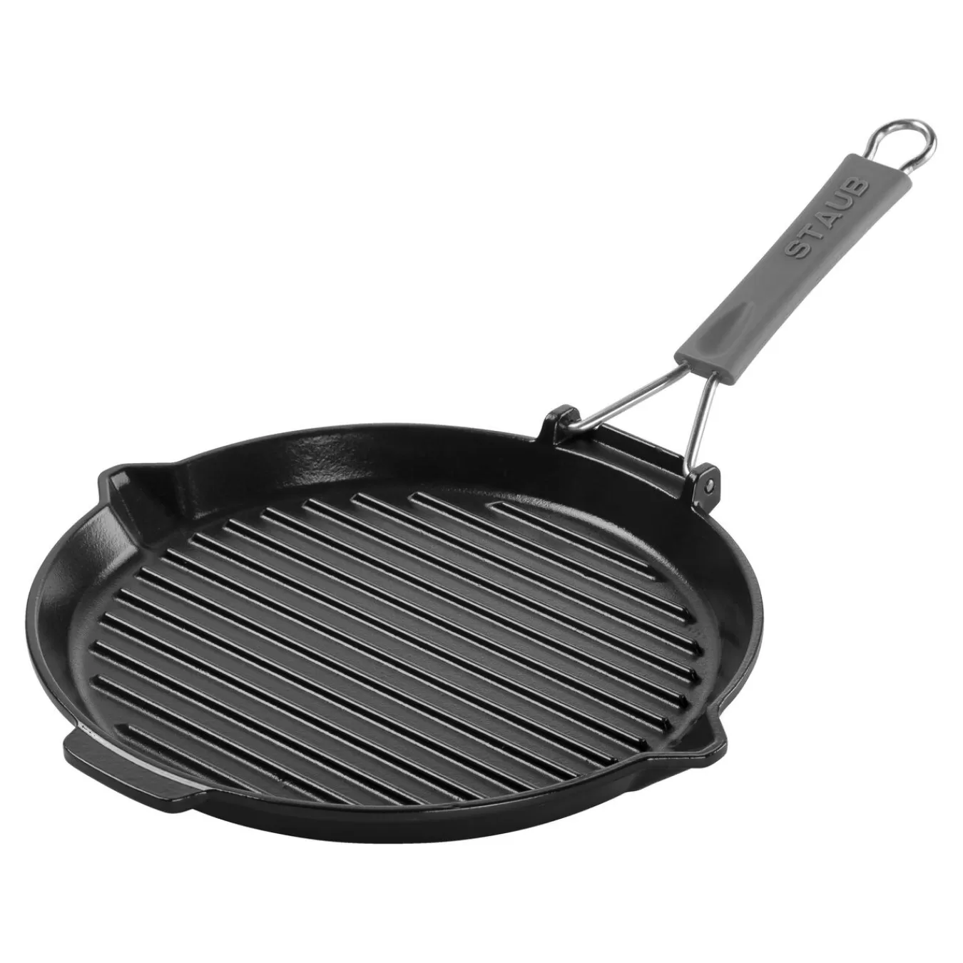 STAUB Grillpfanne Mit Ausgiesnase 28 Cm, Gusseisen, Schwarz Flash Sale