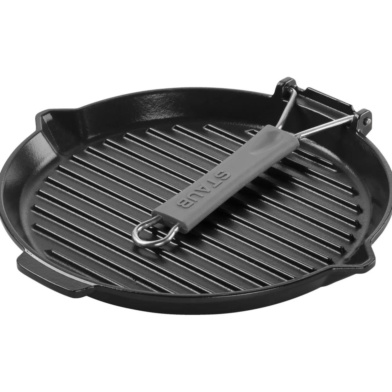 STAUB Grillpfanne Mit Ausgiesnase 28 Cm, Gusseisen, Schwarz Flash Sale