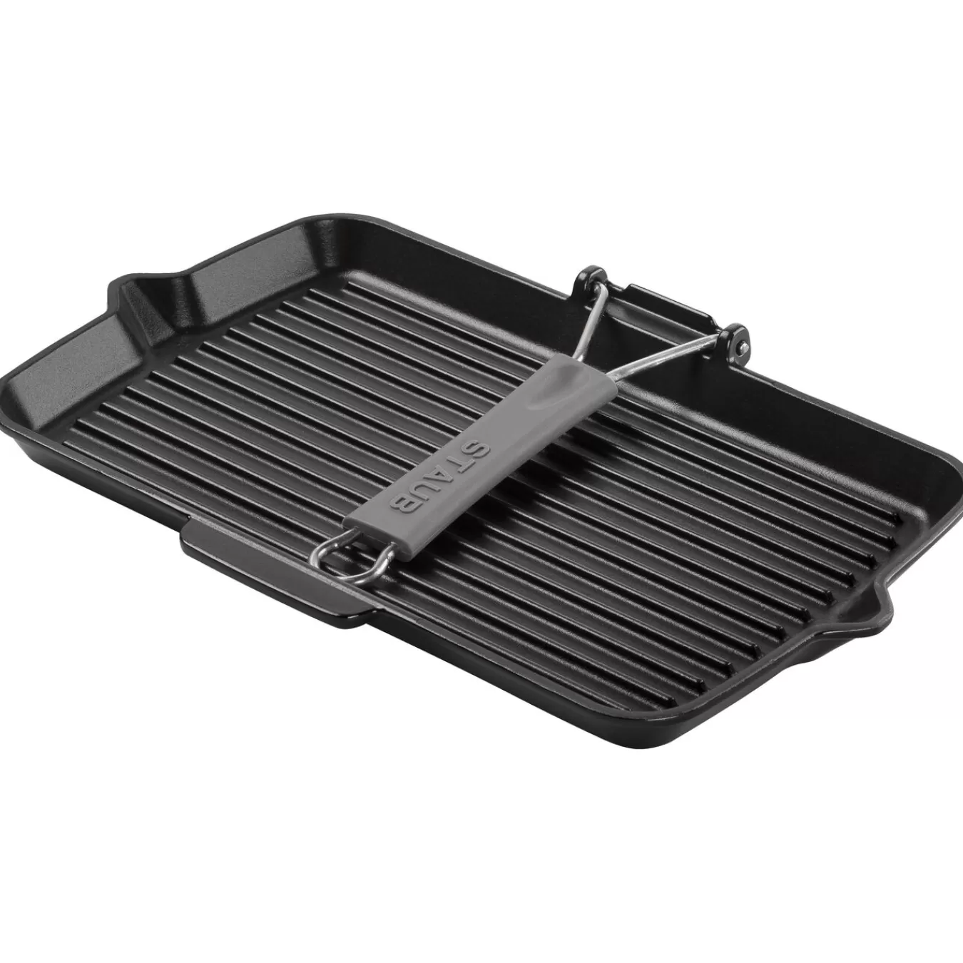 STAUB Grillpfanne Mit Ausgiesnase 34 X 21 Cm, Gusseisen, Schwarz Best