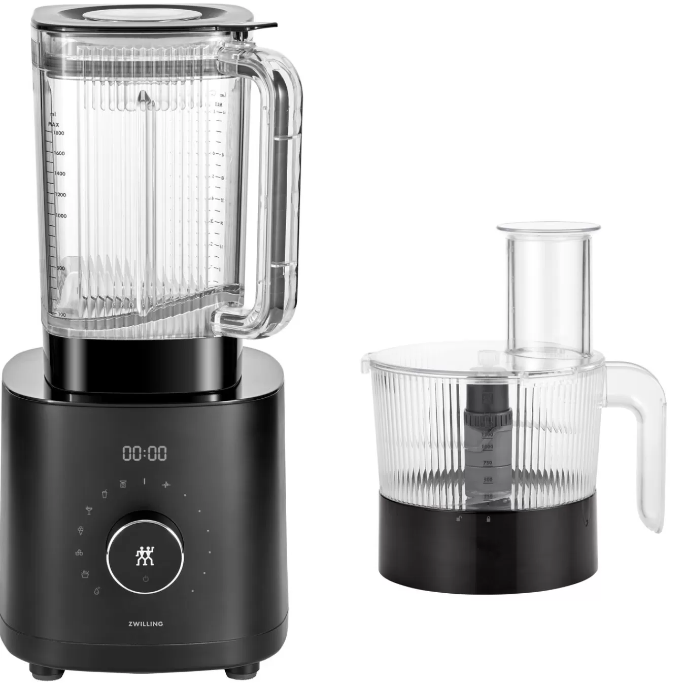 ZWILLING Hochleistungsstandmixer Pro Mit Food Processor, Schwarz Black Hot