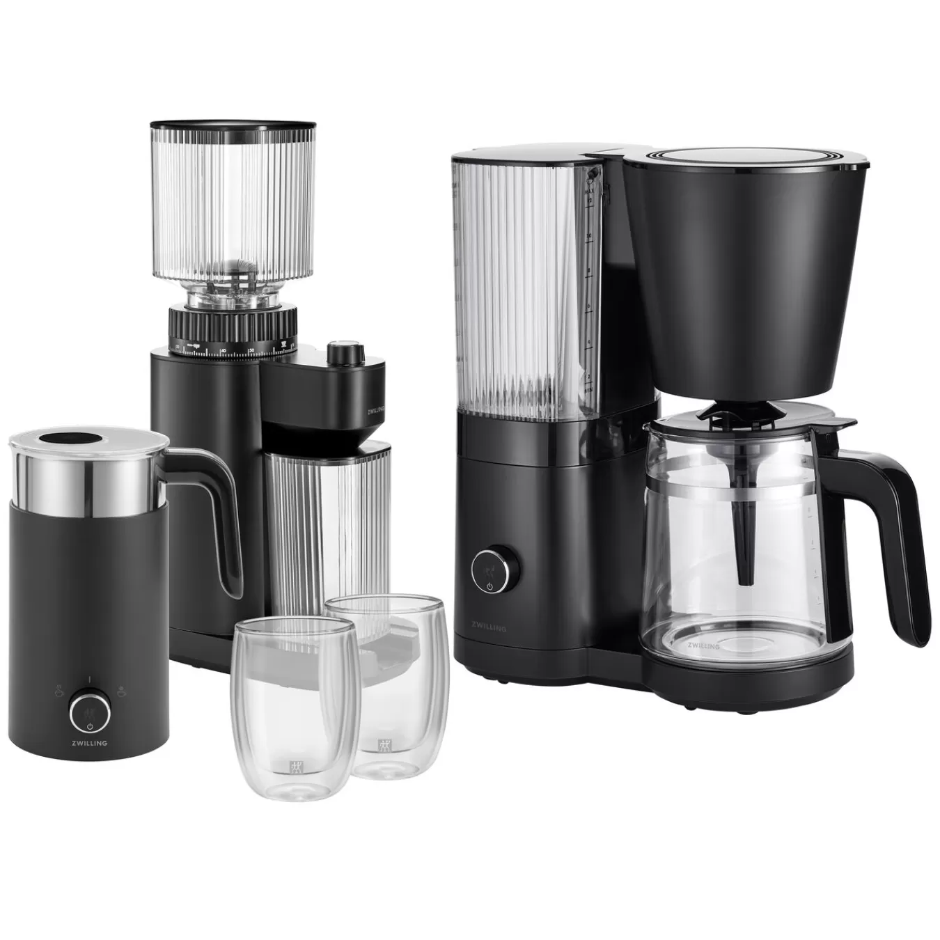 ZWILLING Kaffee Starterset, 4-Tlg., Schwarz Black Online