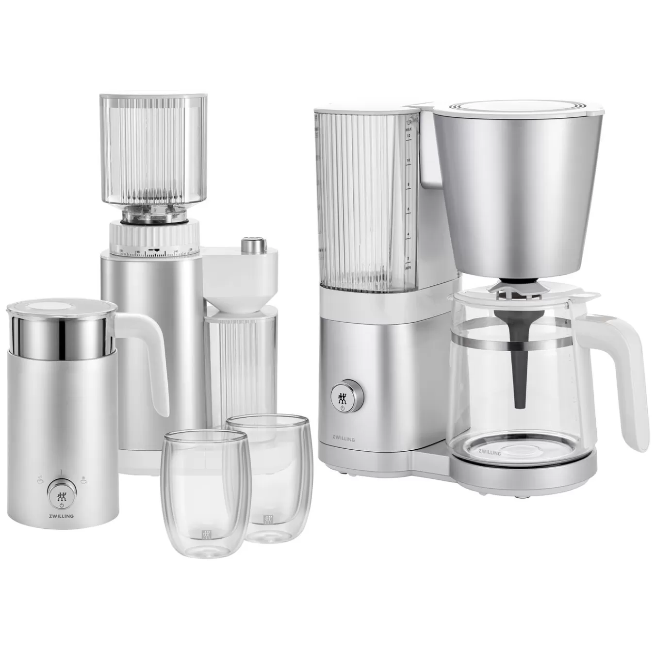 ZWILLING Kaffee Starterset, 4-Tlg., Silber Silver Shop