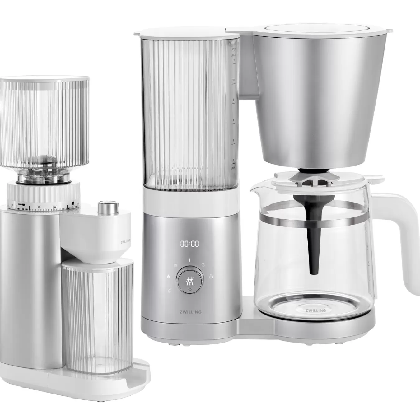 ZWILLING Kaffee-Set 2 Tlg., Silber-Weis Silver-White Outlet