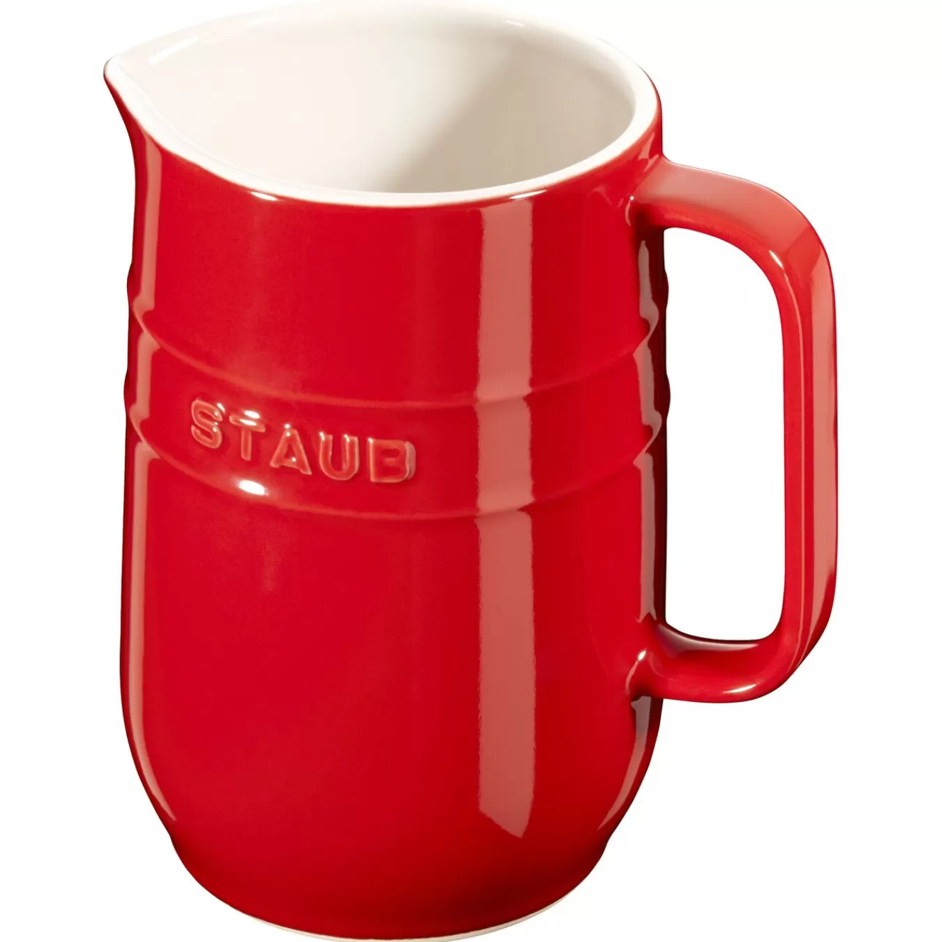 STAUB Krug 1 L, Keramik Kirsch-Rot Hot