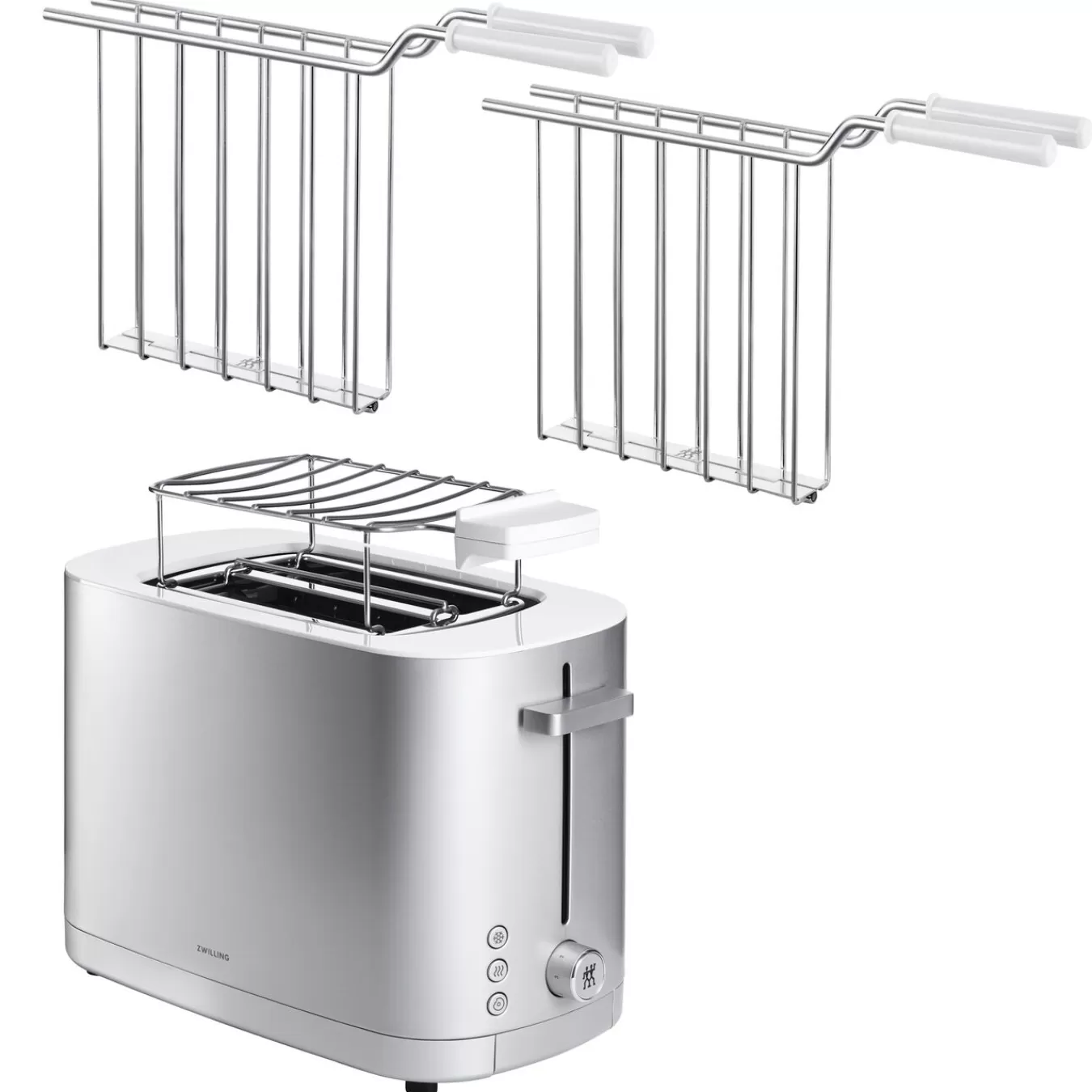 ZWILLING Kurzschlitztoaster Mit Sandwichzangen, 4-Tlg. White New