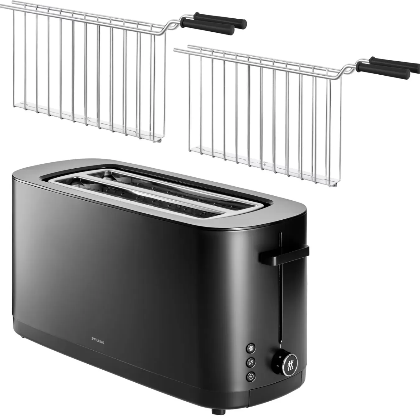 ZWILLING Langschlitztoaster Mit Sandwichzangen, 3-Tlg. Black Clearance