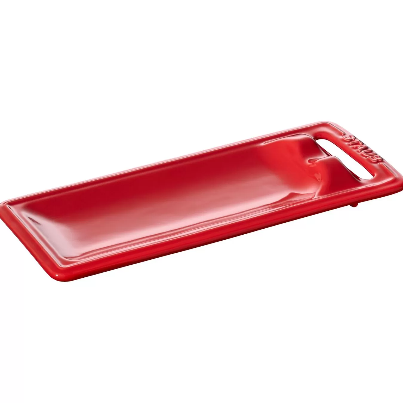 STAUB Loffelablage, 25 Cm X 10 Cm, Keramik Kirsch-Rot Cheap