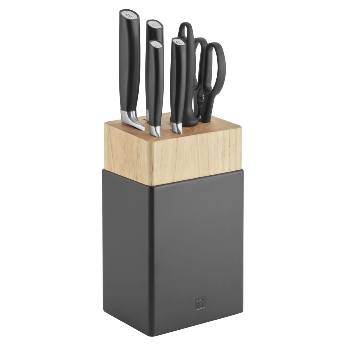 ZWILLING Messerblockset 7-Tlg, Schwarz Silber Store