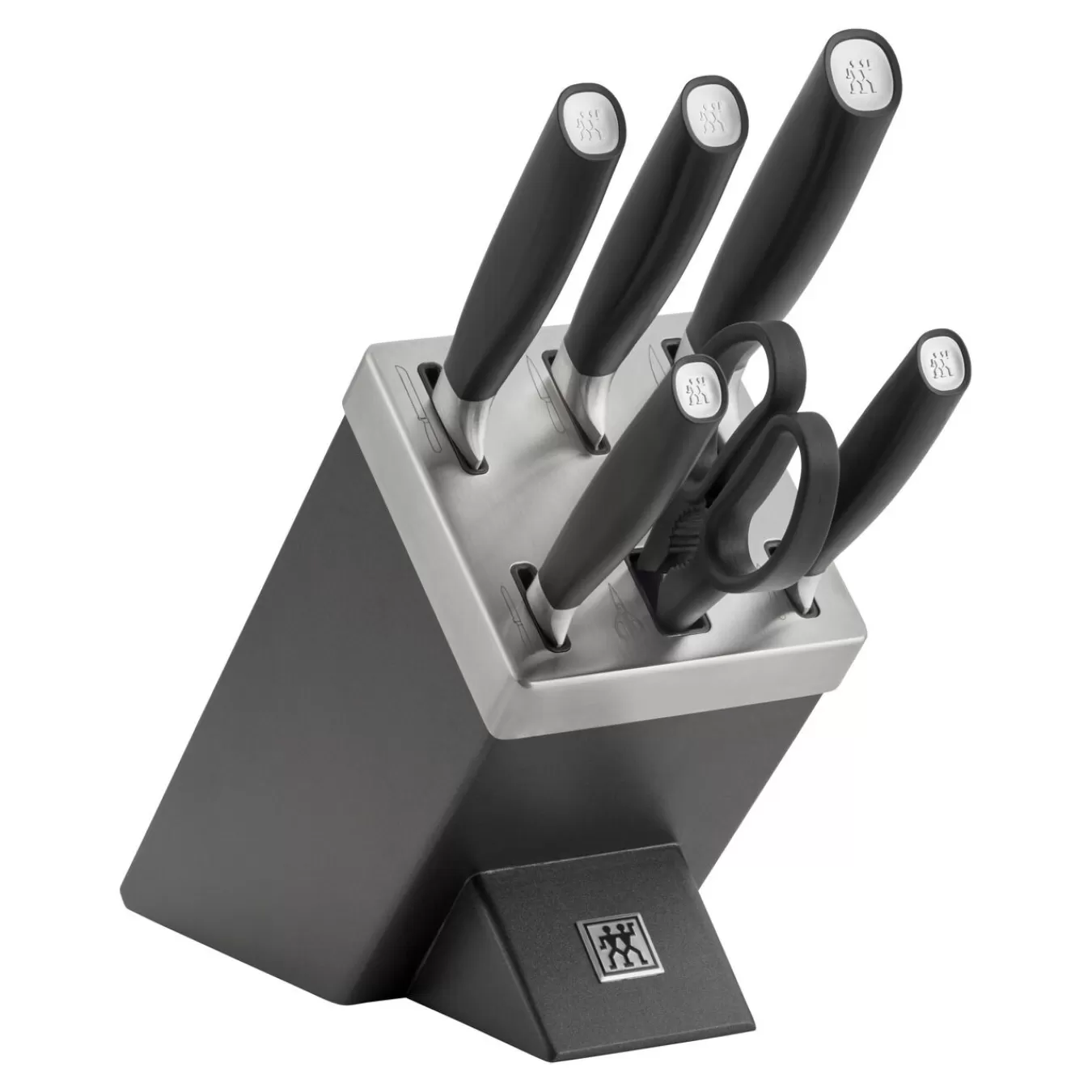 ZWILLING Messerblockset Mit Kis Technologie 7-Tlg, Anthrazit Silber Cheap