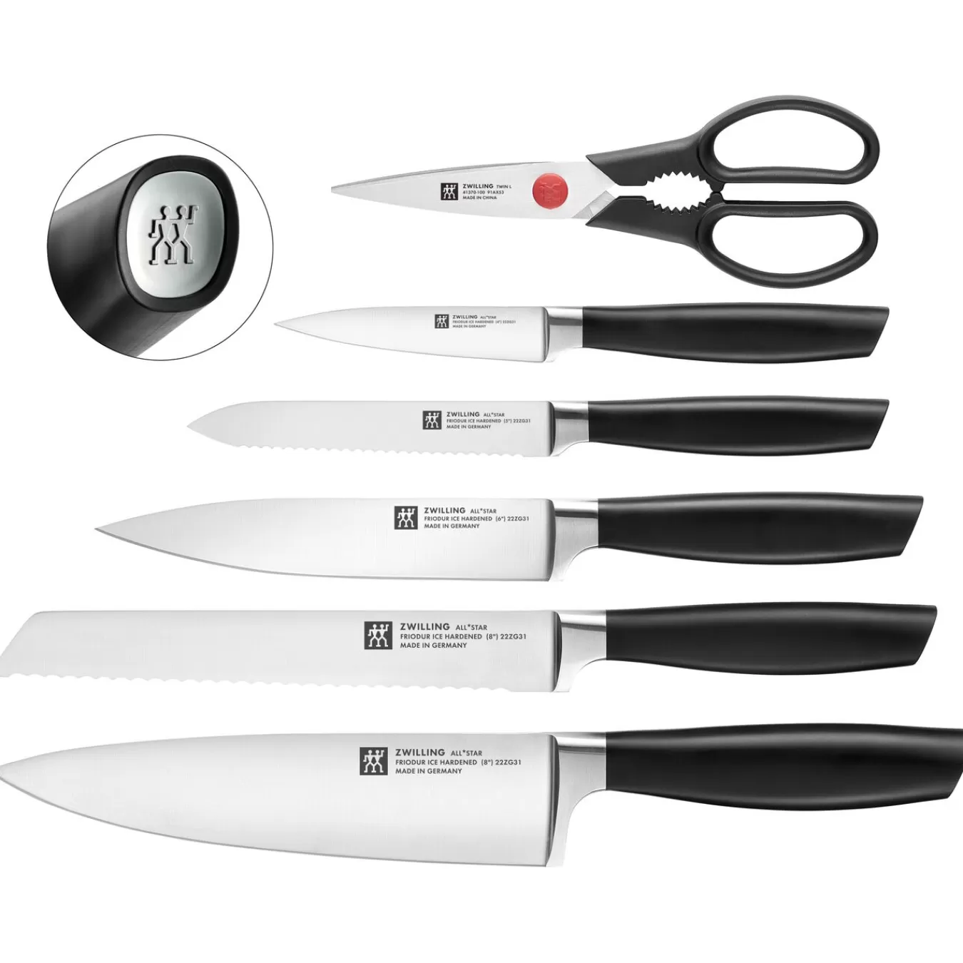 ZWILLING Messerblockset Mit Kis Technologie 7-Tlg, Anthrazit Silber Cheap