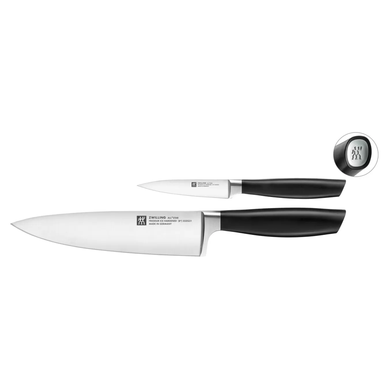 ZWILLING Messerset 2-Tlg, Silber Hot