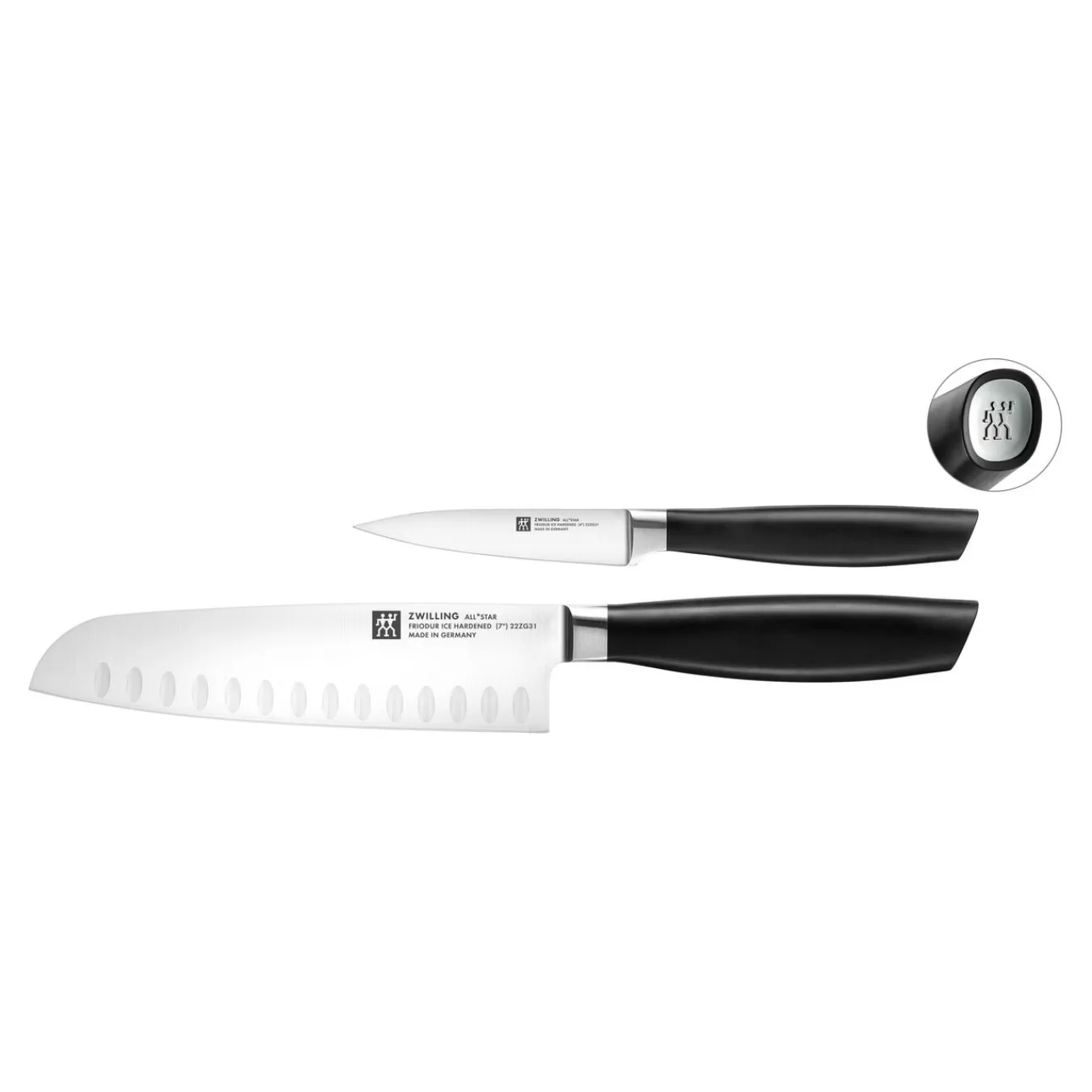 ZWILLING Messerset 2-Tlg, Silber Cheap