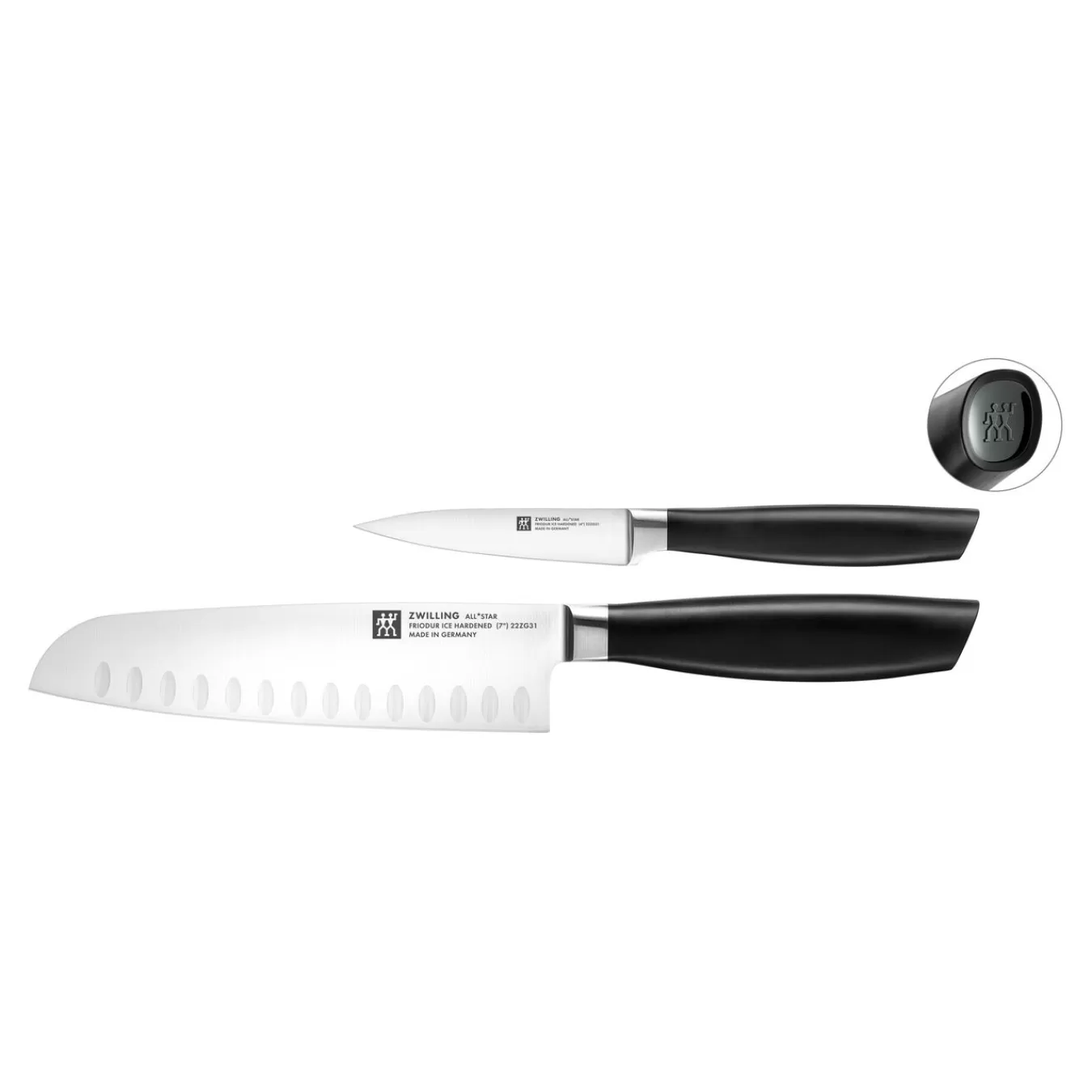 ZWILLING Messerset 2-Tlg, Schwarz Best Sale