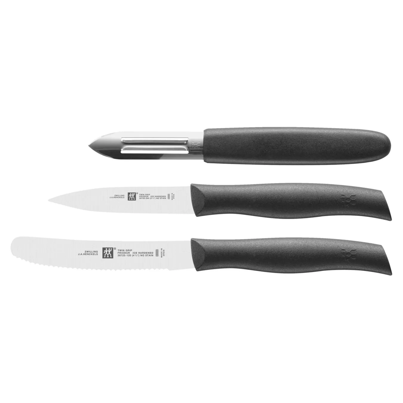 ZWILLING Messerset 3-Tlg, Schwarz Flash Sale