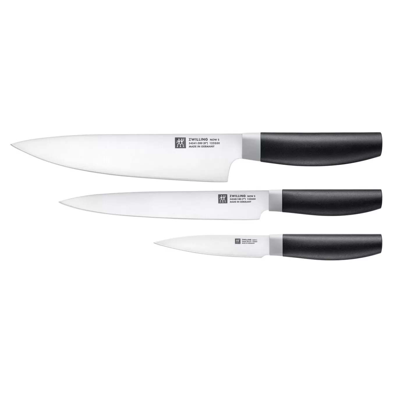 ZWILLING Messerset 3-Tlg, Schwarz Cheap