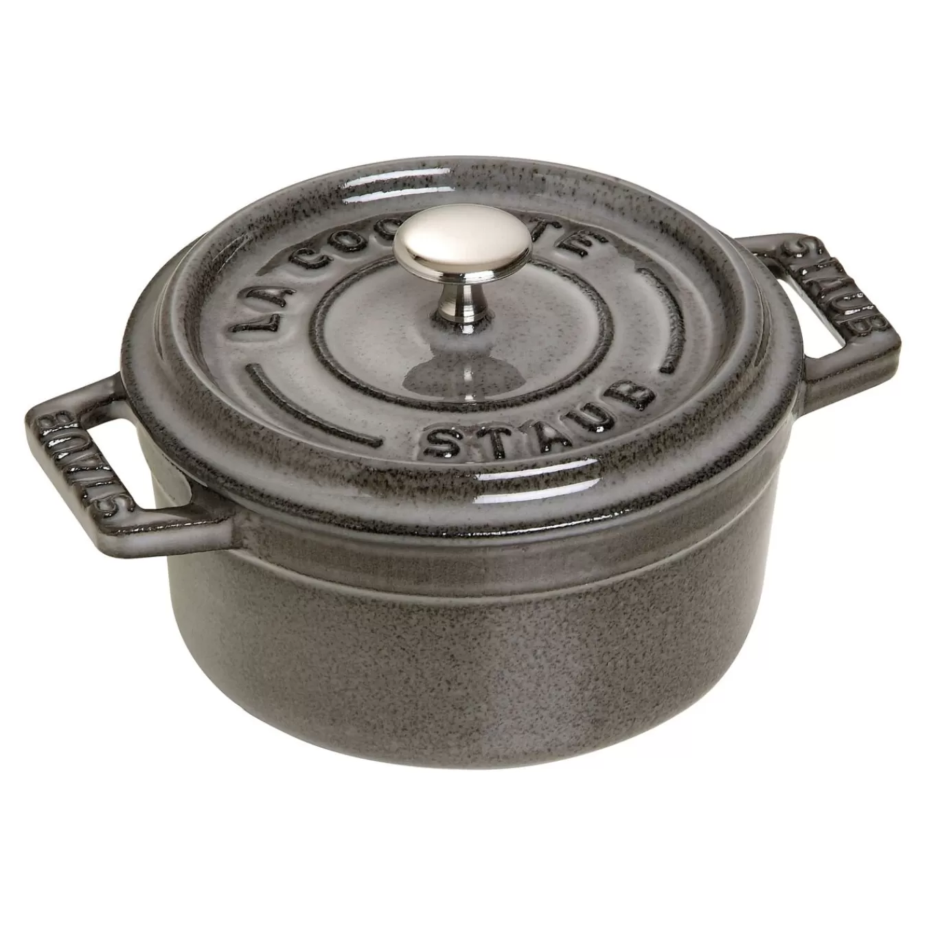 STAUB Mini Cocotte 10 Cm, Rund,, Gusseisen Graphit-Grau Clearance