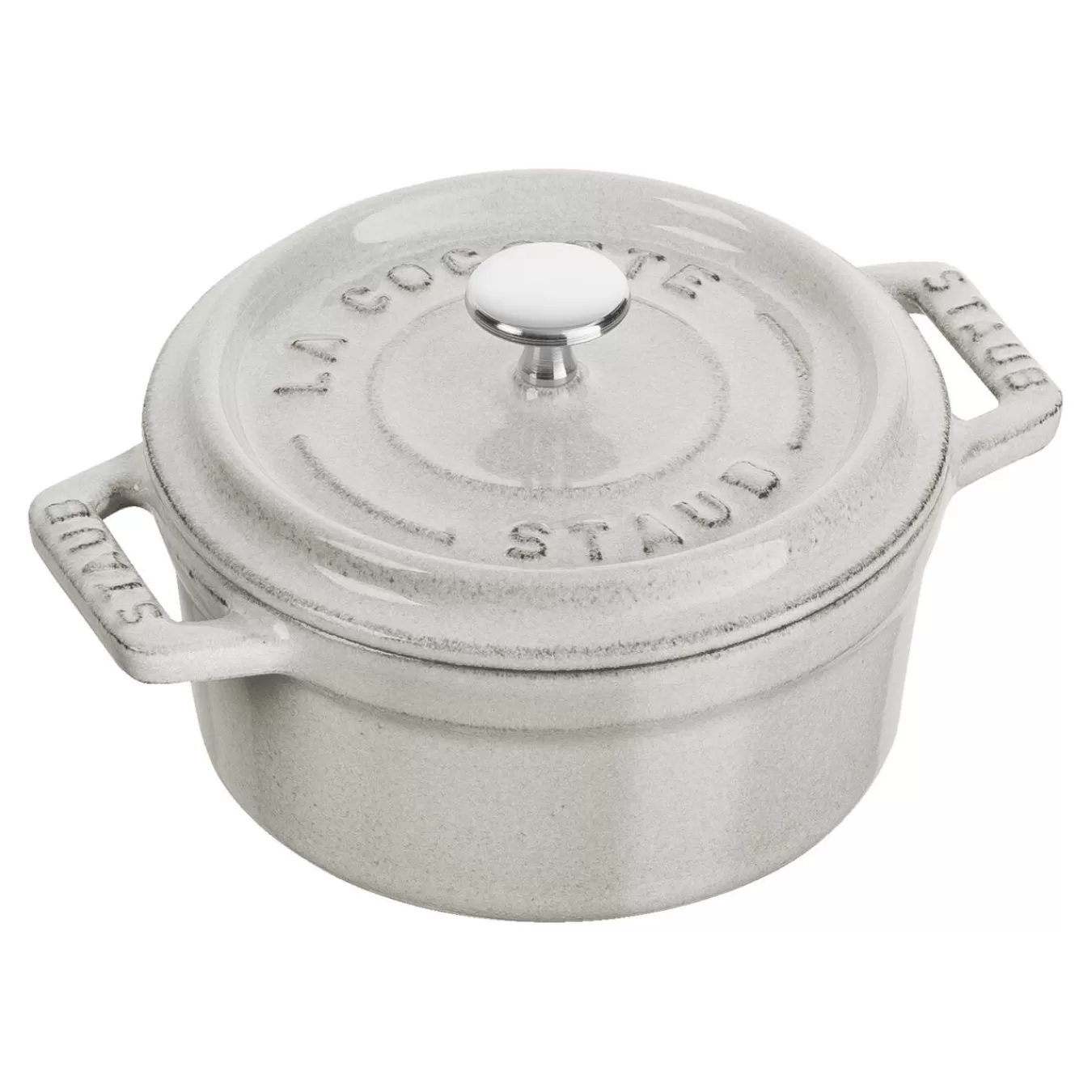 STAUB Mini Cocotte 10 Cm, Rund,, Gusseisen Weisser Truffel Best Sale