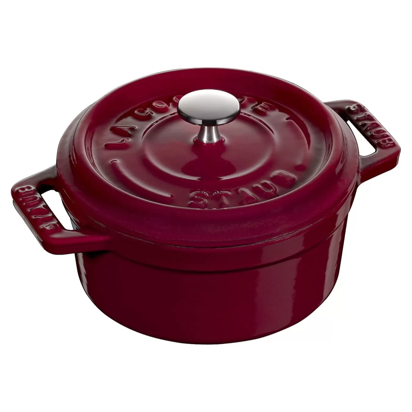 STAUB Mini Cocotte 10 Cm, Rund,, Gusseisen Bordeaux Clearance