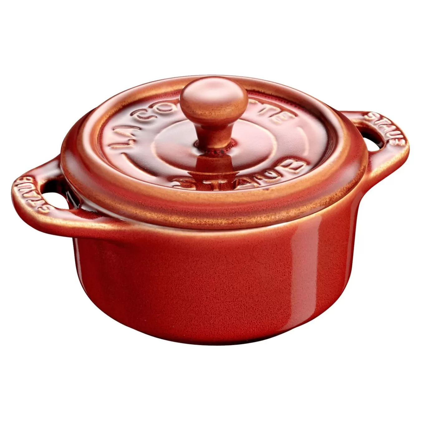 STAUB Mini Cocotte 10 Cm, Rund,, Keramik Antik-Kupfer Best