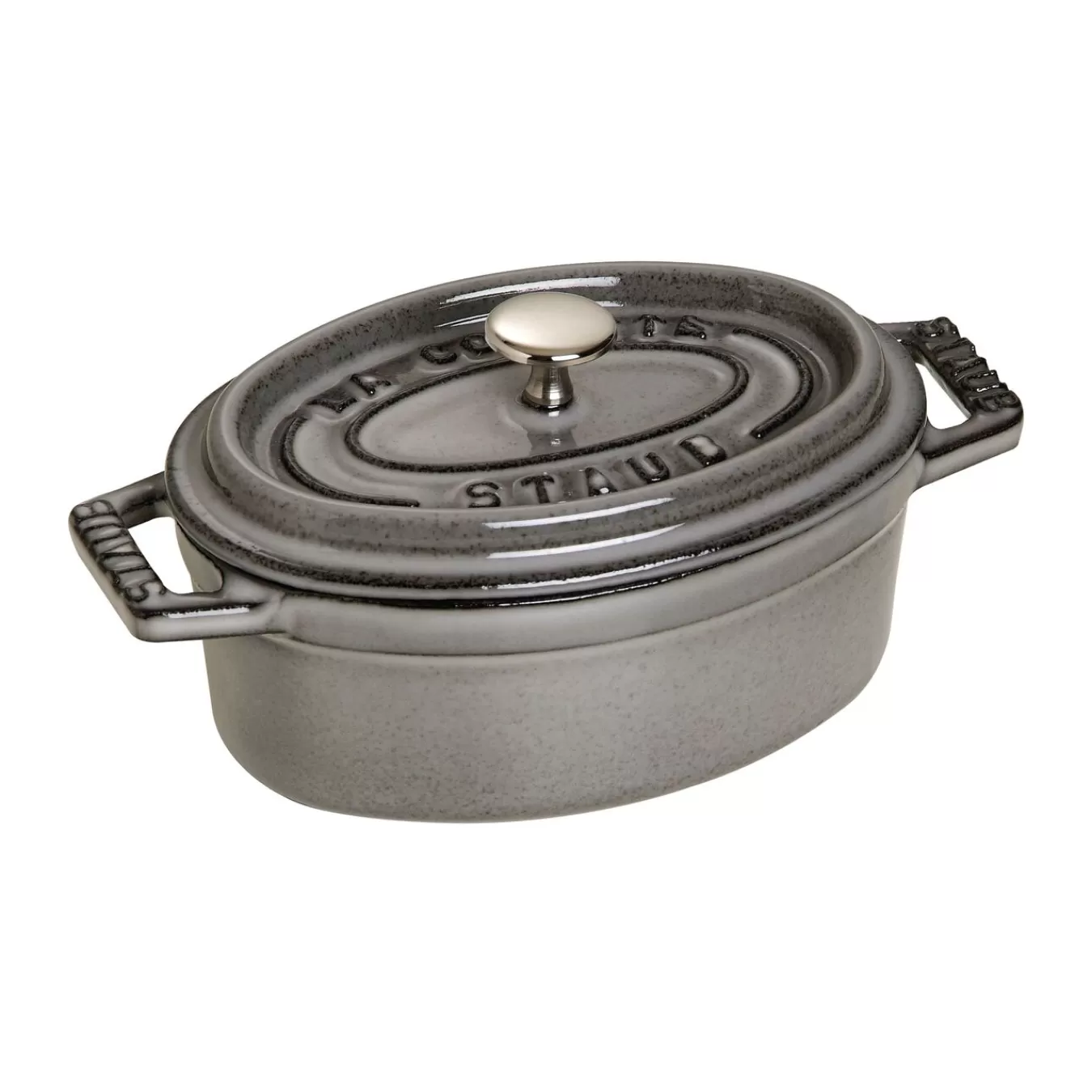 STAUB Mini Cocotte 11 Cm, Oval,, Gusseisen Graphit-Grau Clearance