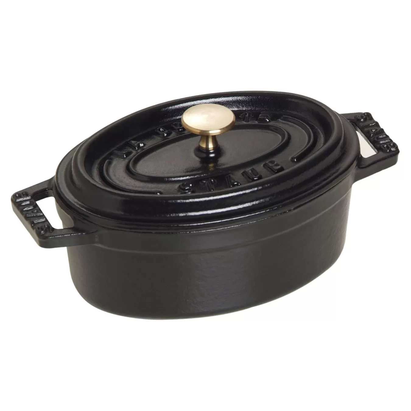 STAUB Mini Cocotte 11 Cm, Oval,, Gusseisen Schwarz Discount