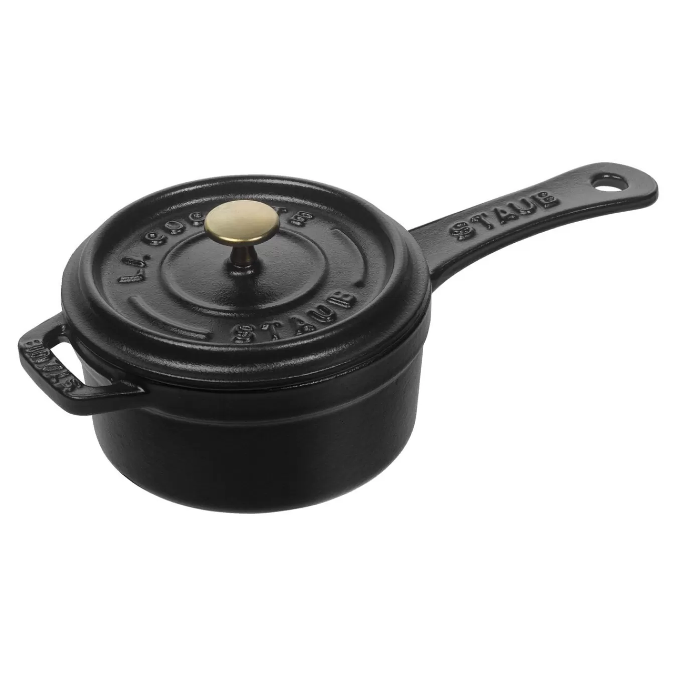 STAUB Mini Stieltopf 10 Cm, Gusseisen, Schwarz Best Sale