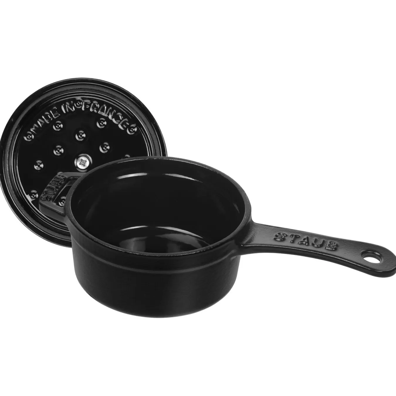 STAUB Mini Stieltopf 10 Cm, Gusseisen, Schwarz Best Sale