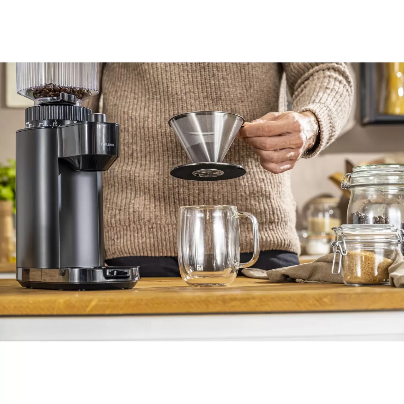 ZWILLING Pour Over Kaffeefilter Set, 2-Tlg No-Color New