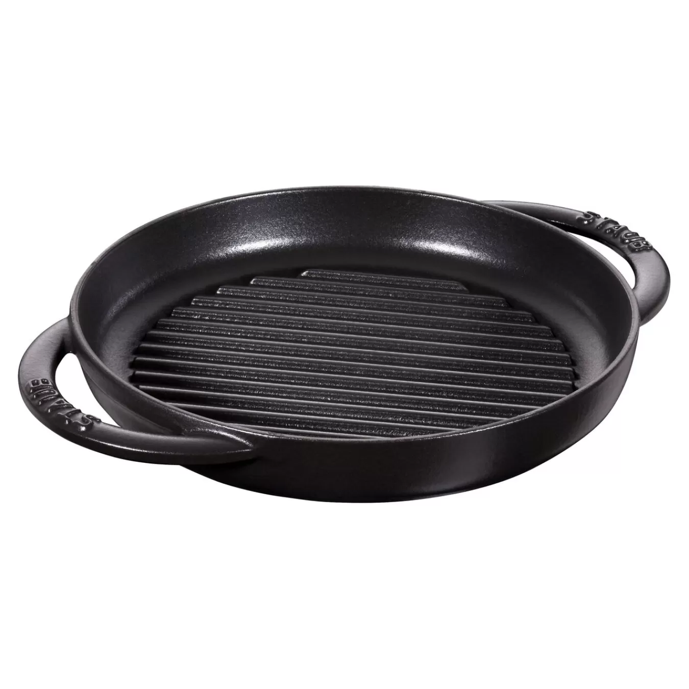 STAUB Pure Grill 23 Cm, Rund,, Gusseisen Schwarz Sale