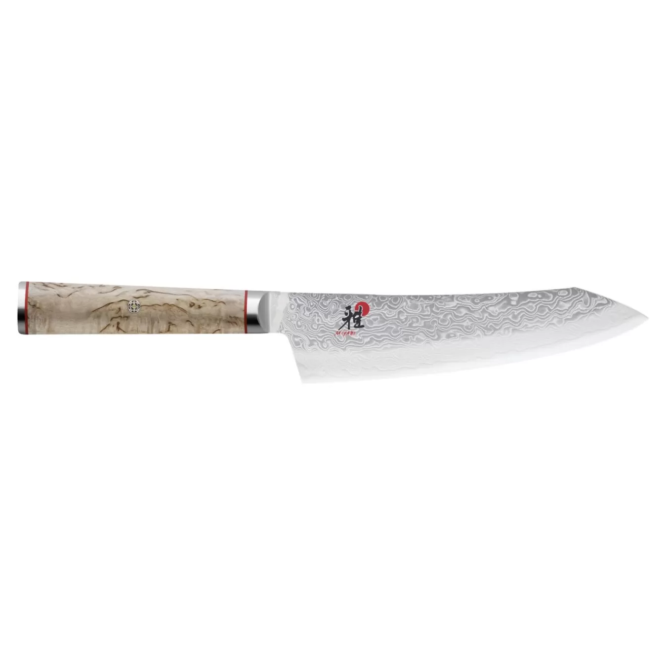 MIYABI Rocking Santoku 18 Cm, Glattschliff Braun Cheap