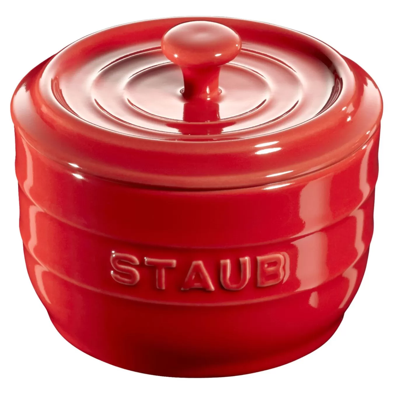 STAUB Salzfass, Keramik Kirsch-Rot Hot