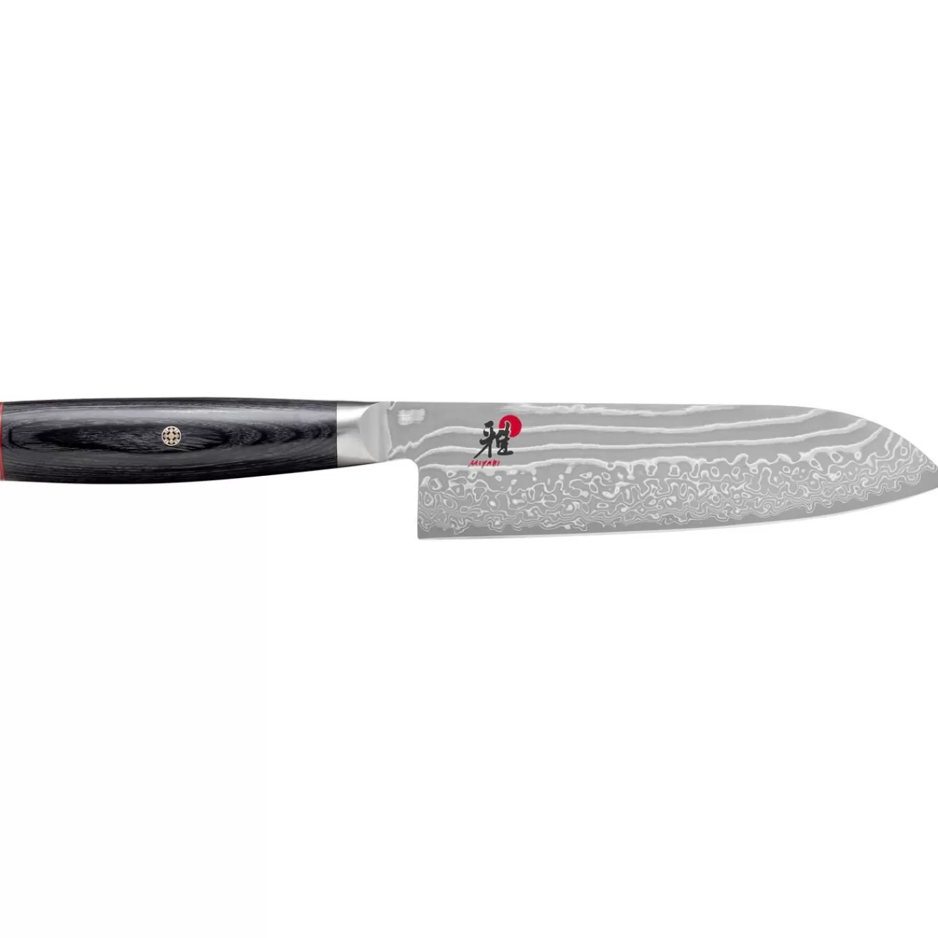 MIYABI Santoku 18 Cm, Glattschliff Schwarz Fashion