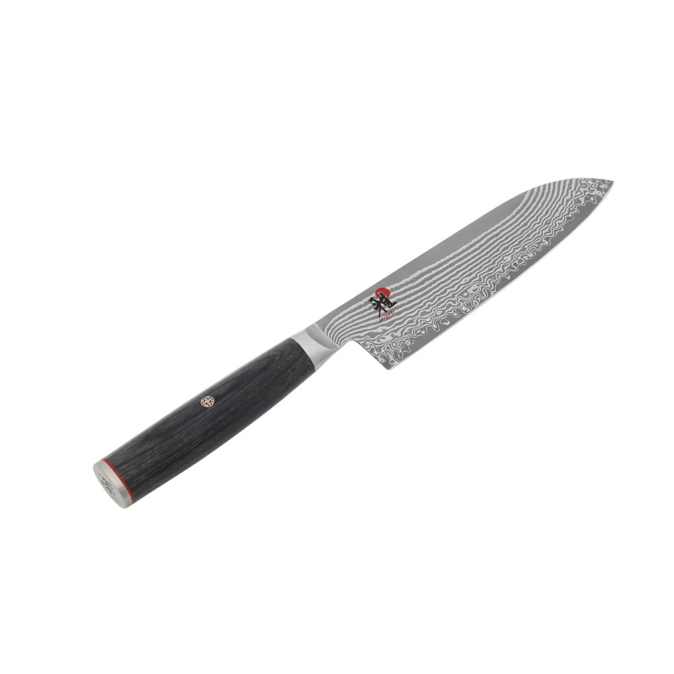 MIYABI Santoku 18 Cm, Glattschliff Schwarz Fashion