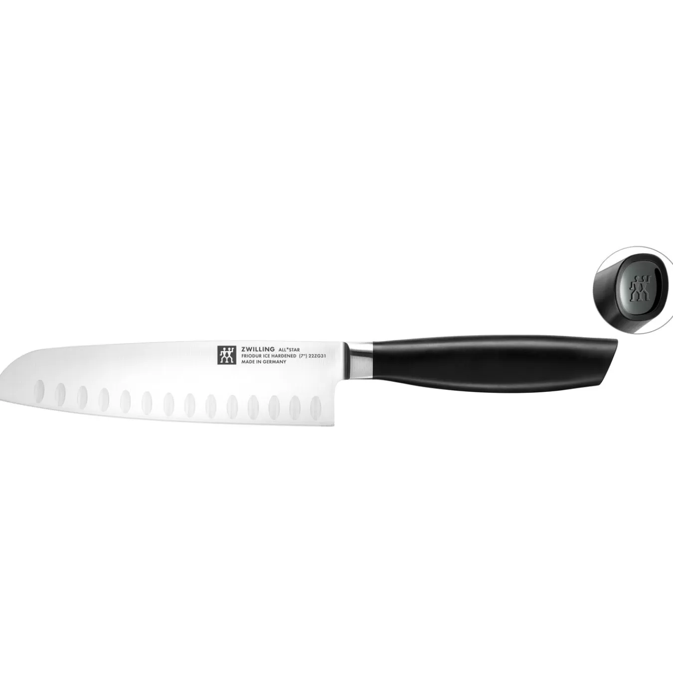 ZWILLING Santokumesser 18 Cm, Schwarz Clearance