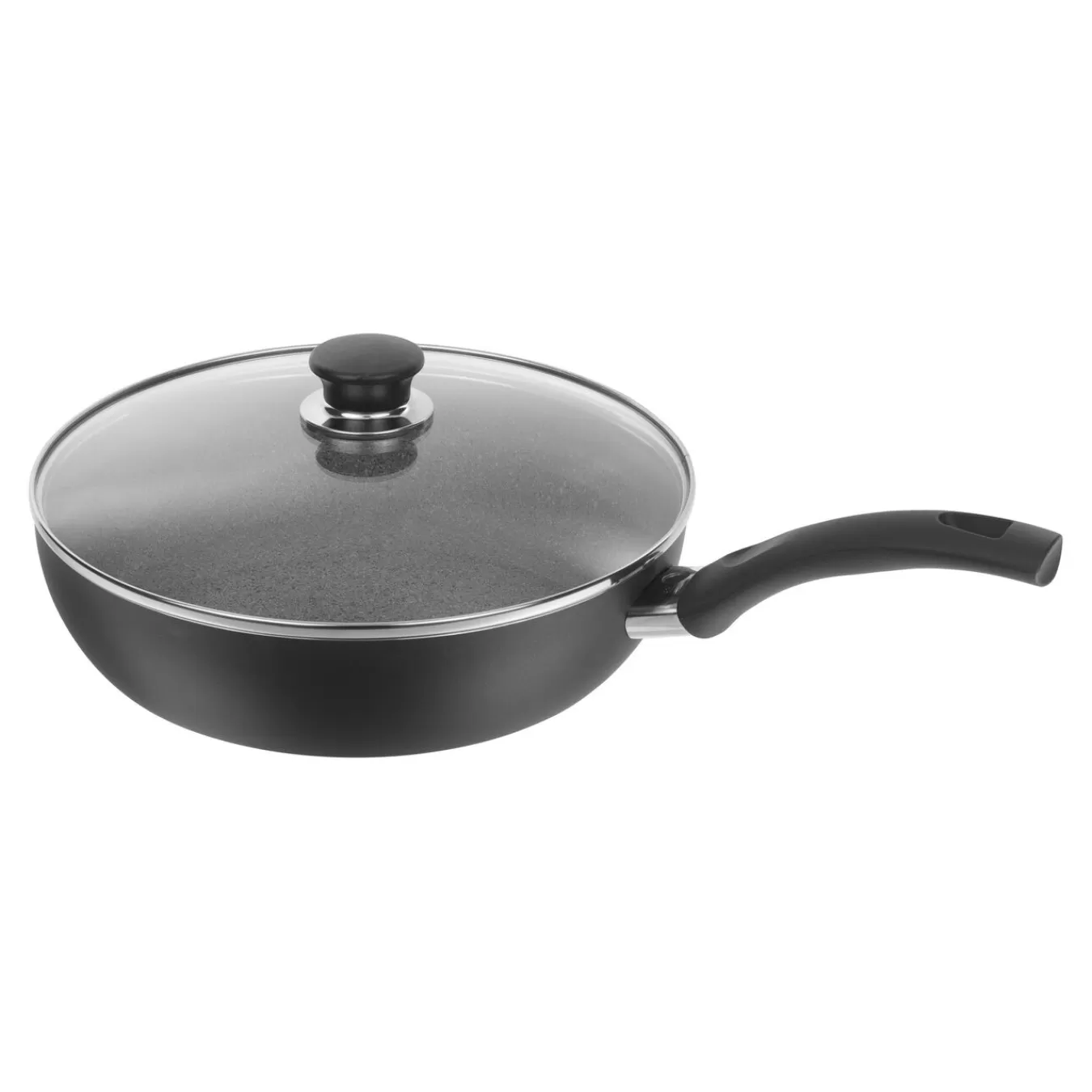 BALLARINI Schmorpfanne Mit Glasdeckel 28 Cm, Aluminium Schwarz Sale