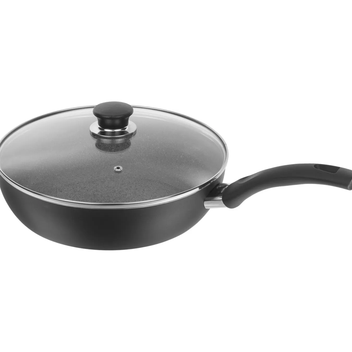 BALLARINI Schmorpfanne Mit Glasdeckel 28 Cm, Aluminium Schwarz Sale