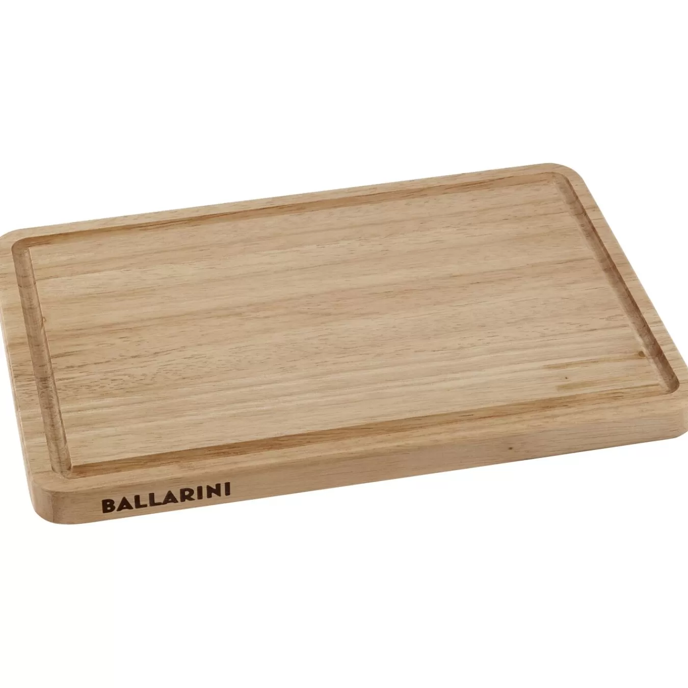 BALLARINI Schneidbrett 32 Cm X 22 Cm, Kautschuk-Holz Natur Store