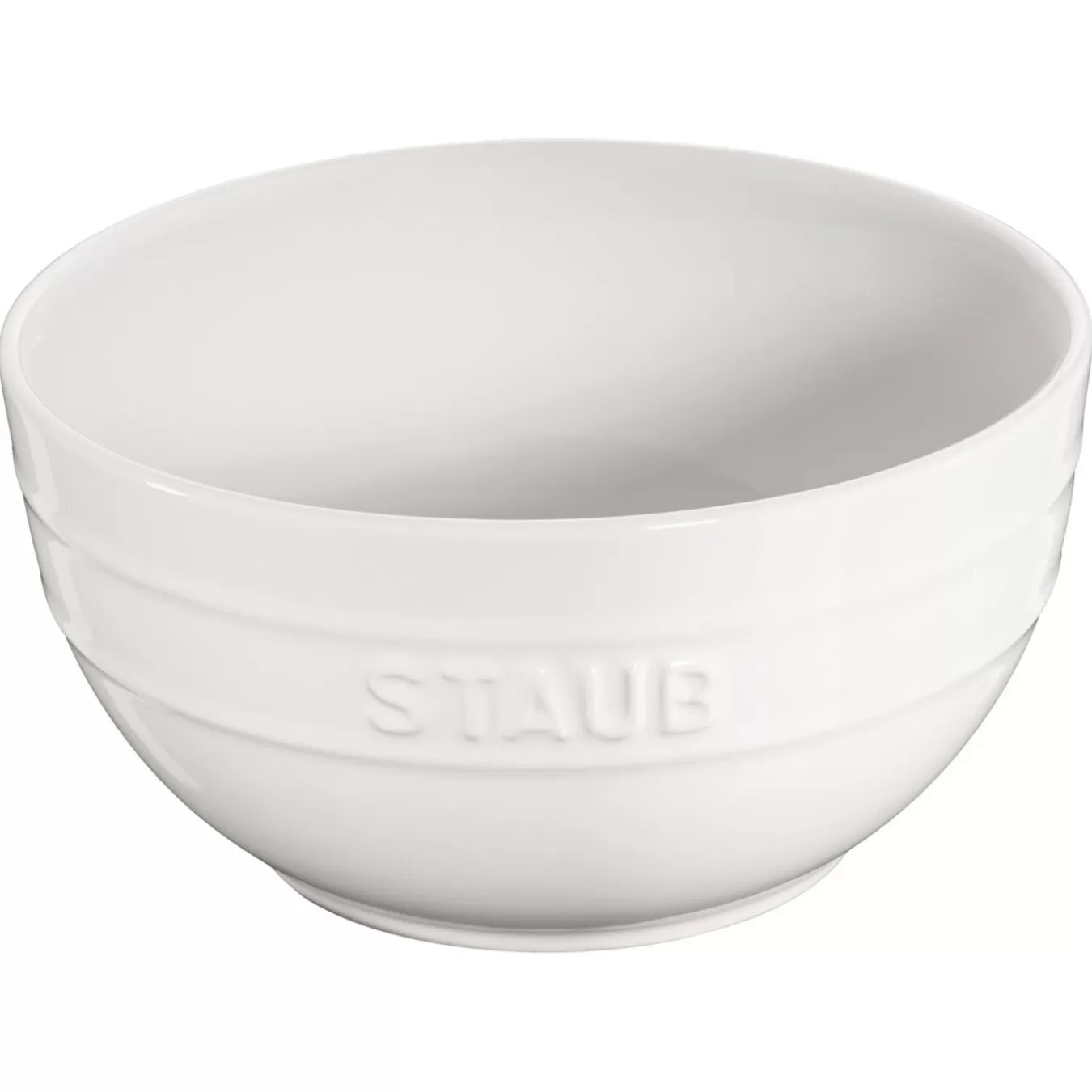 STAUB Schussel 17 Cm, Keramik, Reinweis New