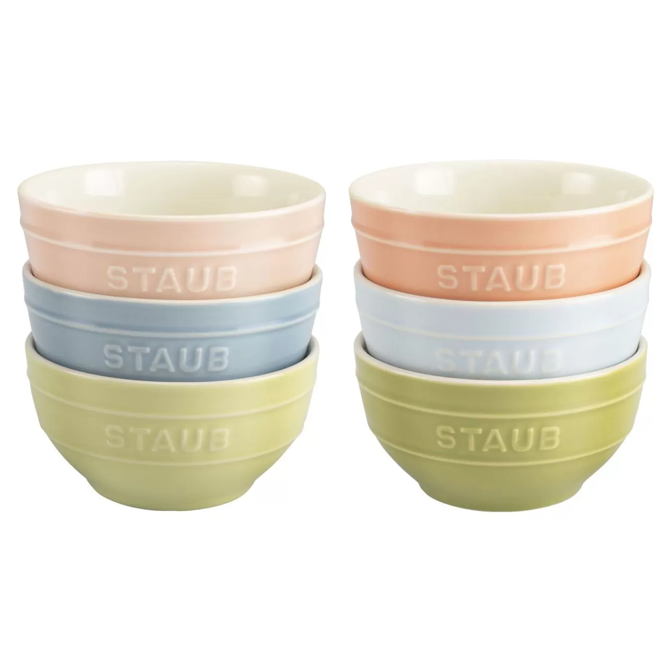 STAUB Schusselset Macaron 6-Tlg Gemischte Farben Fashion