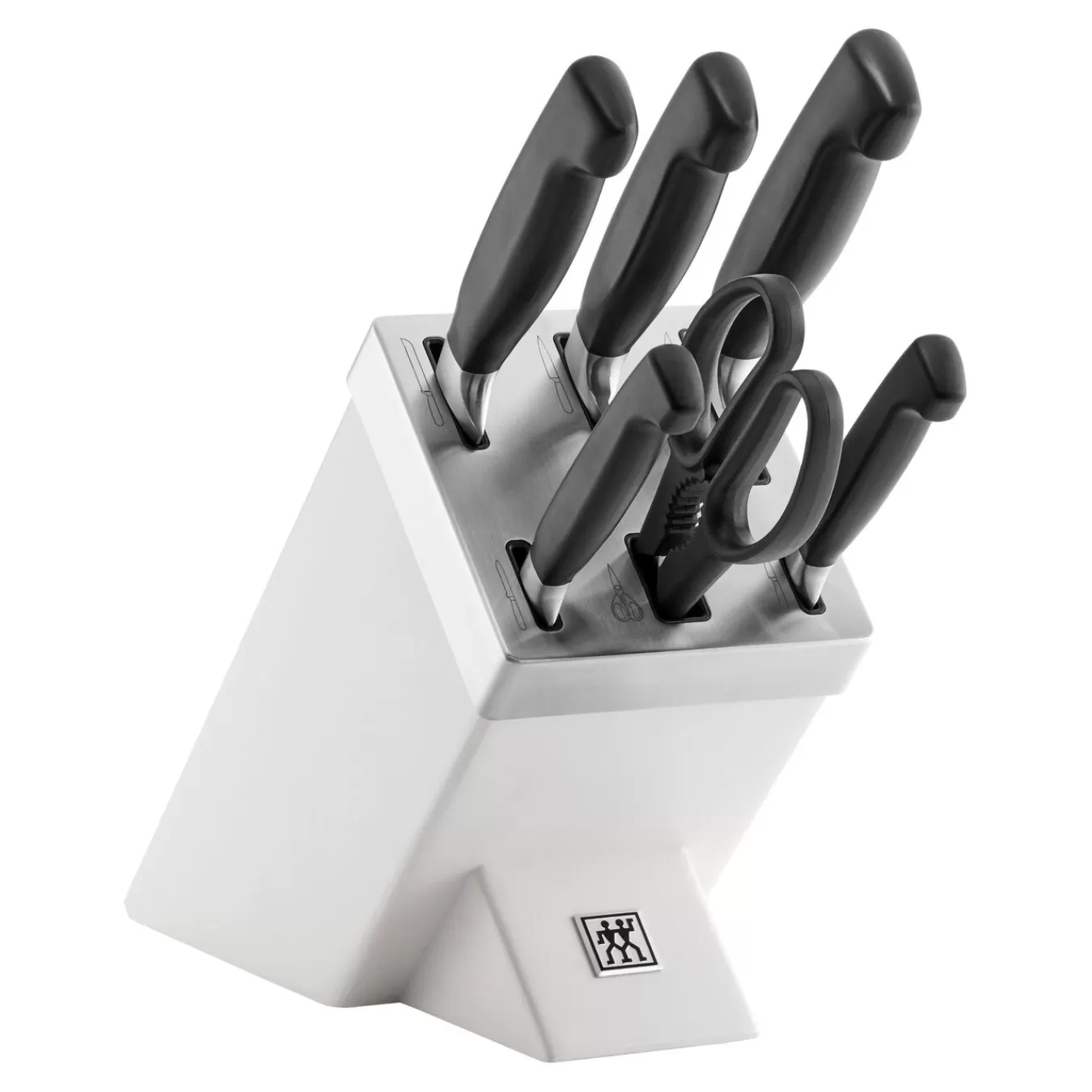 ZWILLING Selbstschärfender Messerblock 7-Tlg, Weis Best Sale