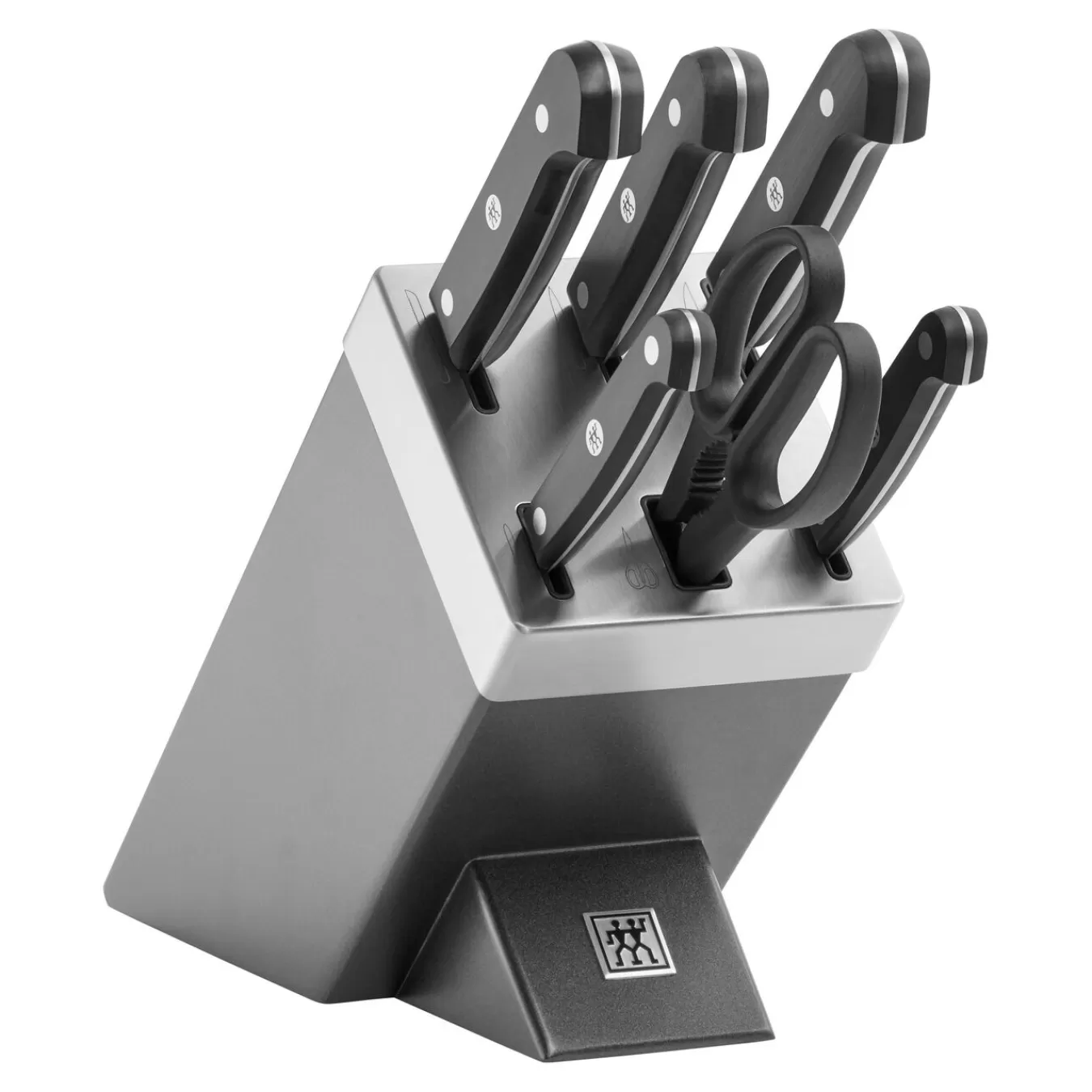 ZWILLING Selbstschärfender Messerblock 7-Tlg, Grau Best