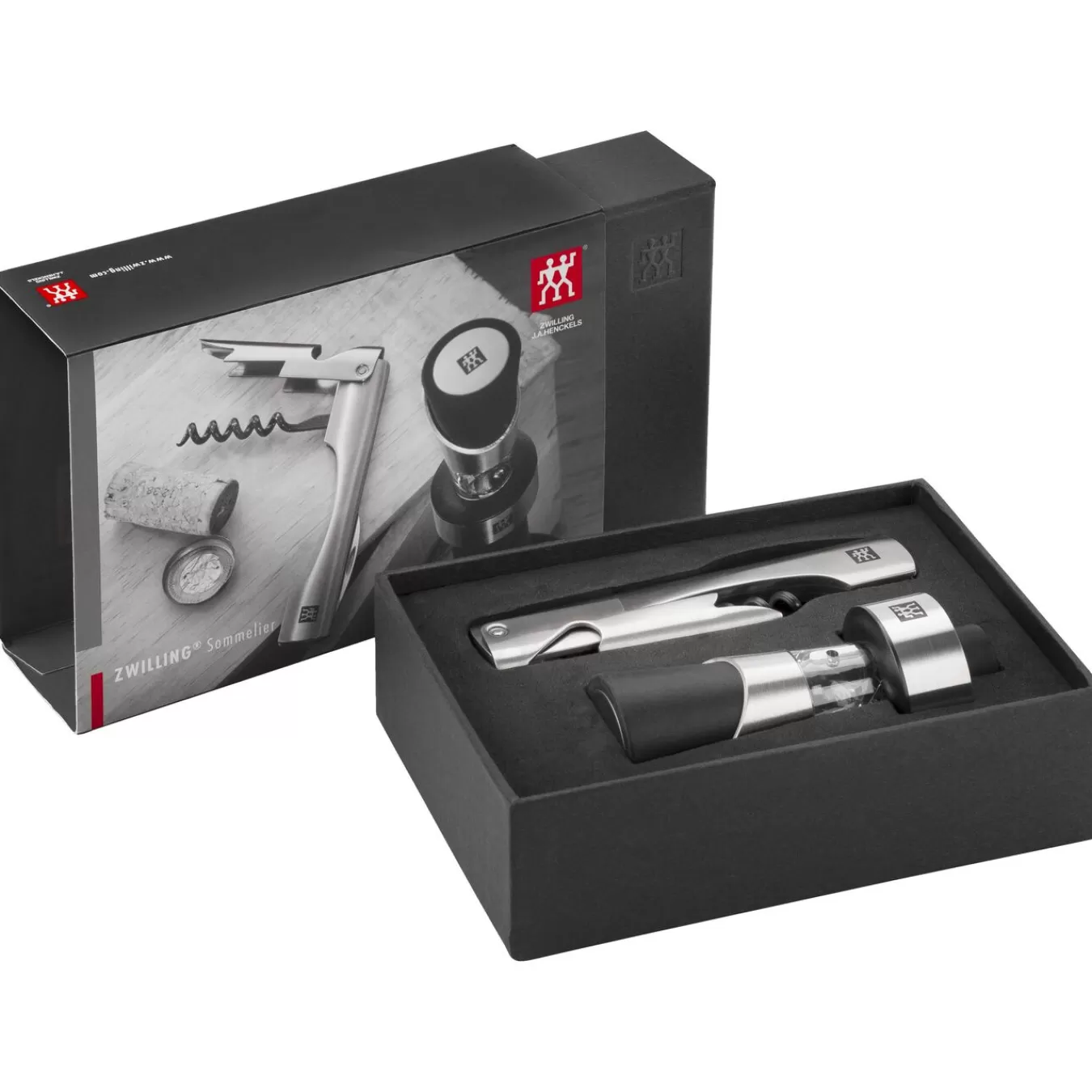 ZWILLING Sommelier Set 2-Tlg Silber Cheap