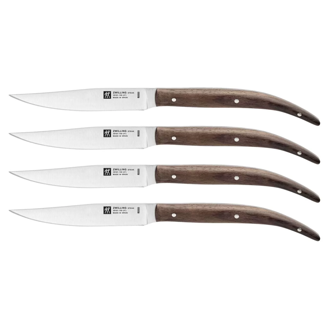 ZWILLING Steakmesserset 4-Tlg Braun Hot