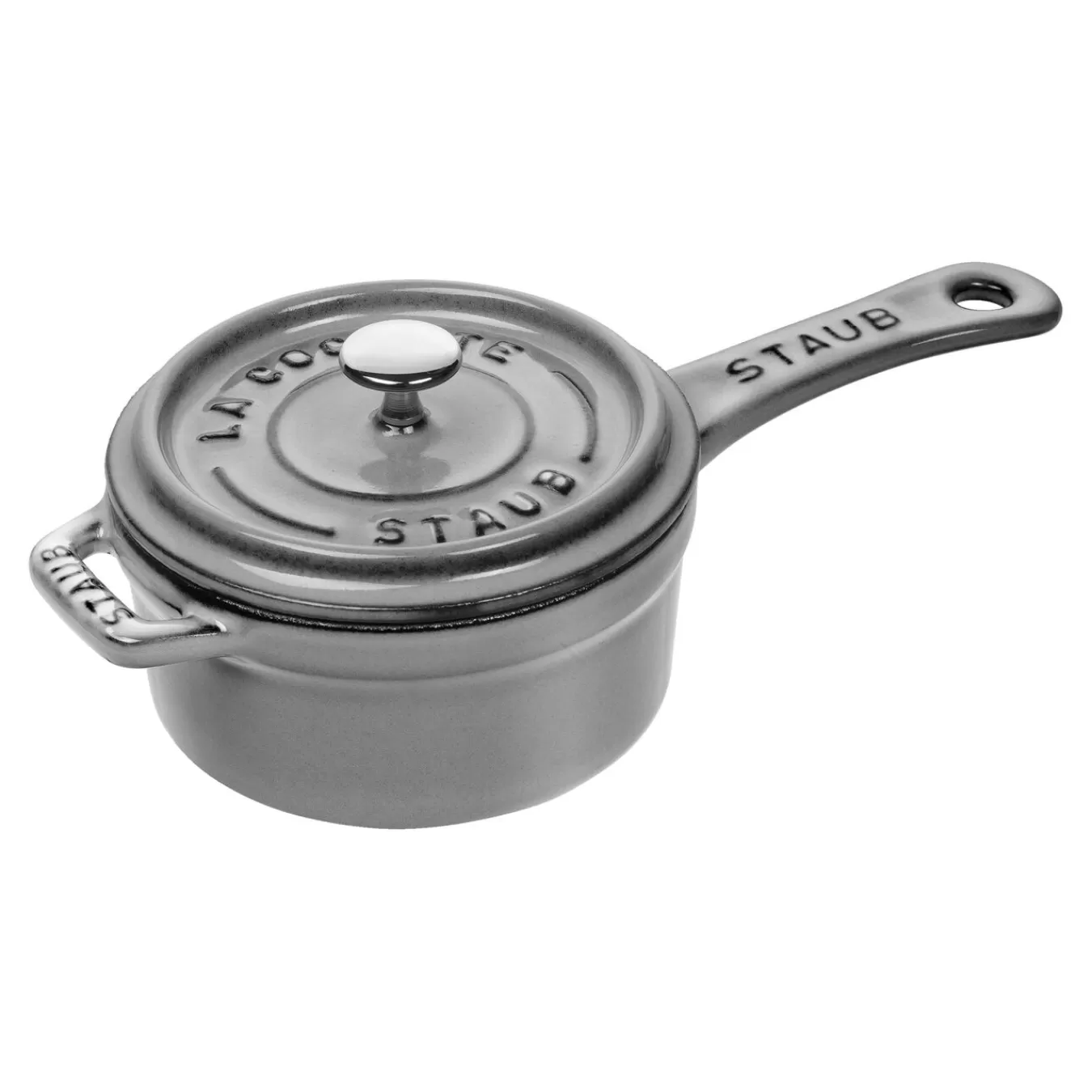 STAUB Stieltopf 10 Cm, Gusseisen, Graphit-Grau Best Sale