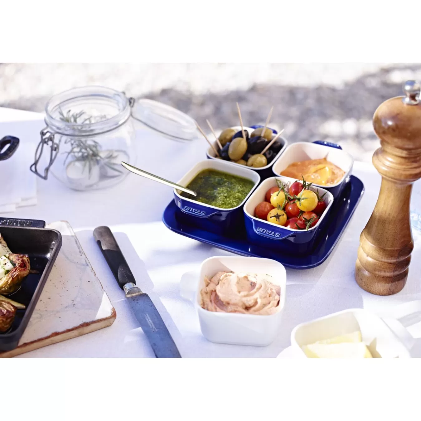 STAUB Tapas Set 5-Tlg Dunkelblau Store