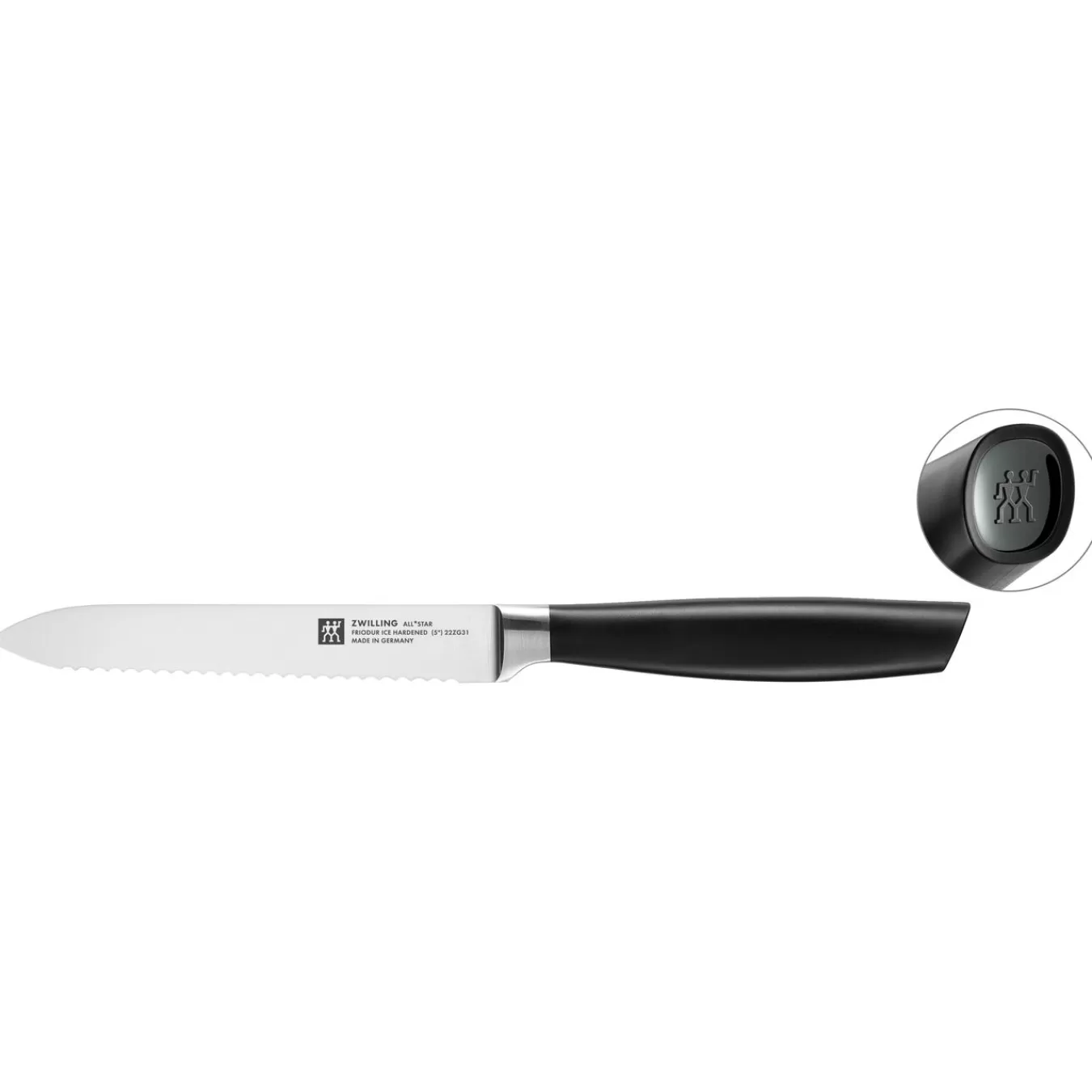 ZWILLING Universalmesser 13 Cm, Schwarz Clearance