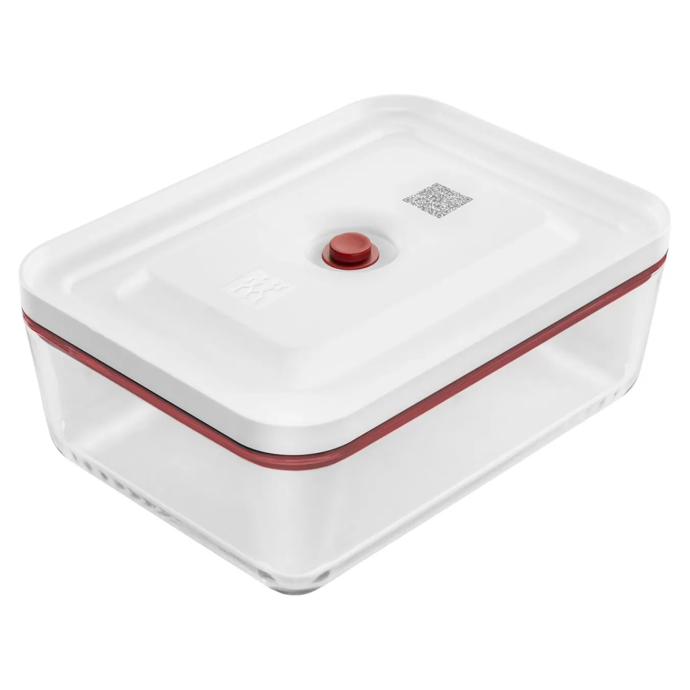 ZWILLING Vakuum Kuhlschrankbox, Glas, Rot Clearance