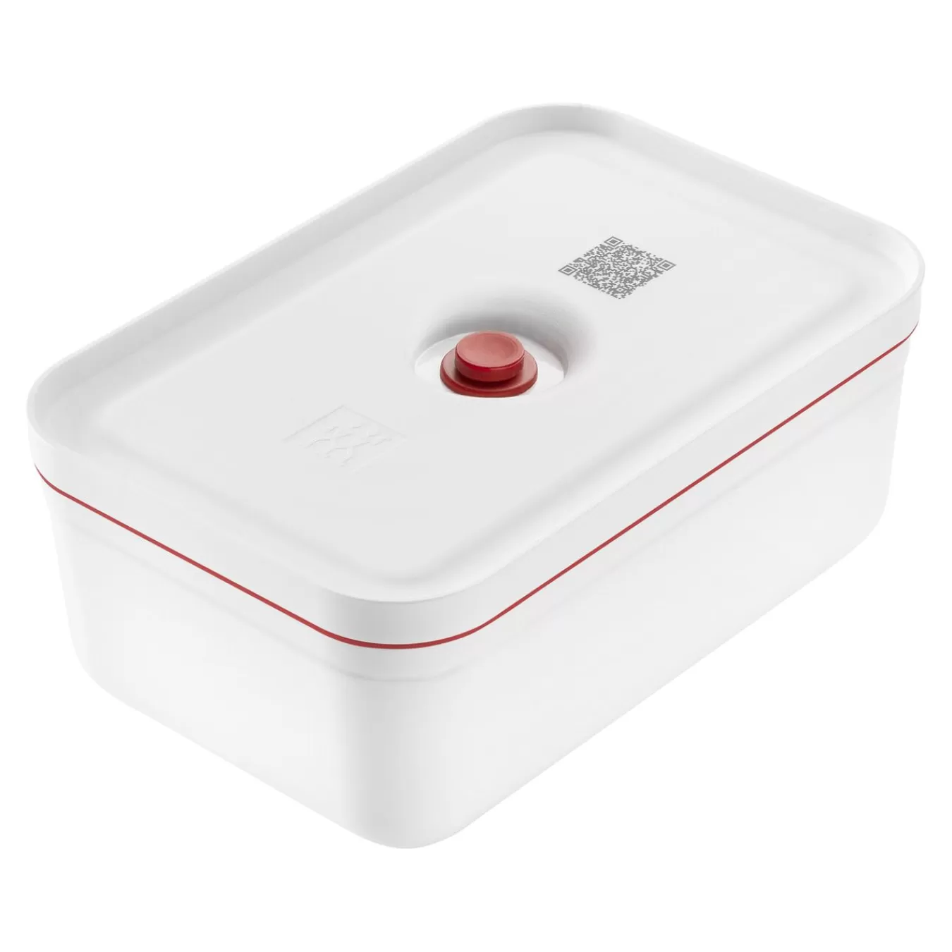 ZWILLING Vakuum Lunchbox L, Kunststoff, Weis-Rot Hot