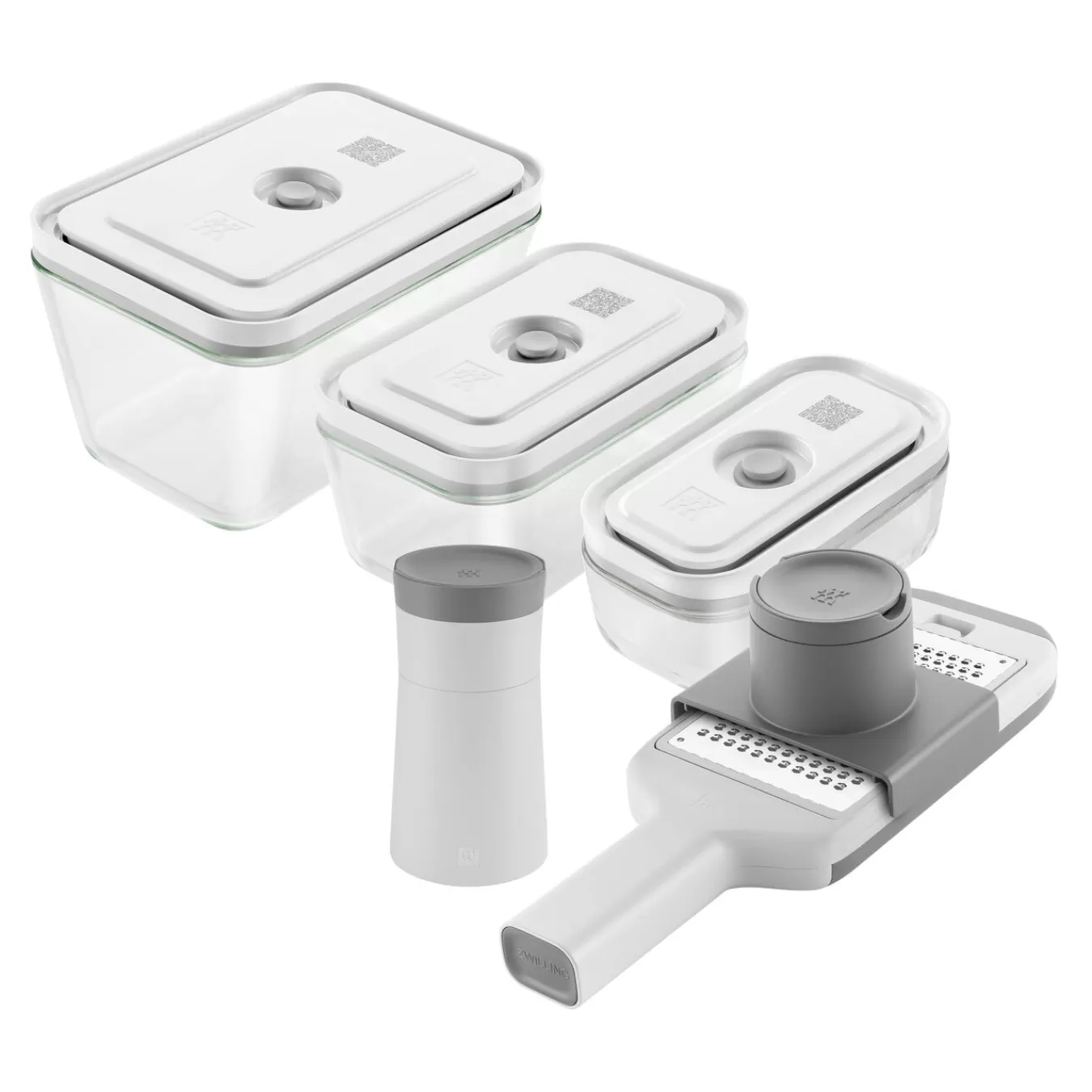 ZWILLING Vakuum Zubehör-Set 5-Tlg. Grey New