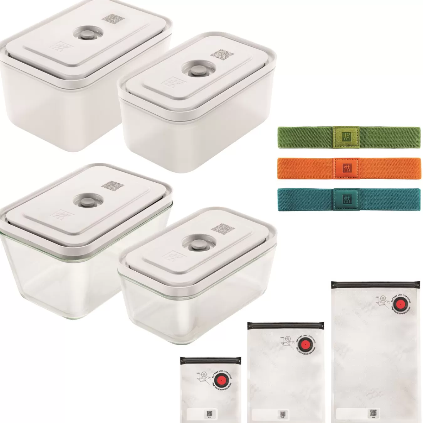 ZWILLING VakuumZubehör Set, Kunststoff & Glas Grey Shop